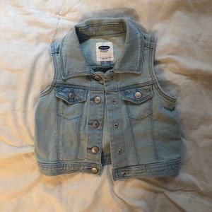 3T girls old navy denim vest